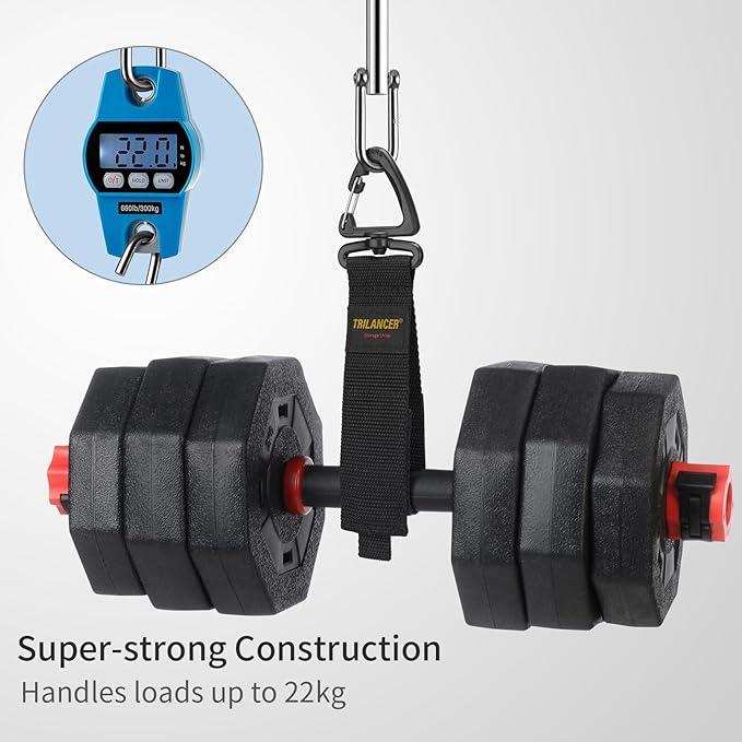 Extension Cord Organizer and Hanger (6-Pack), Trilancer Hook-and-Loop Storage Straps with Triangular Buckle to Hang on Walls for Cables, Wires, Rope, Hoses, Organization for Home, Garage or Workshop