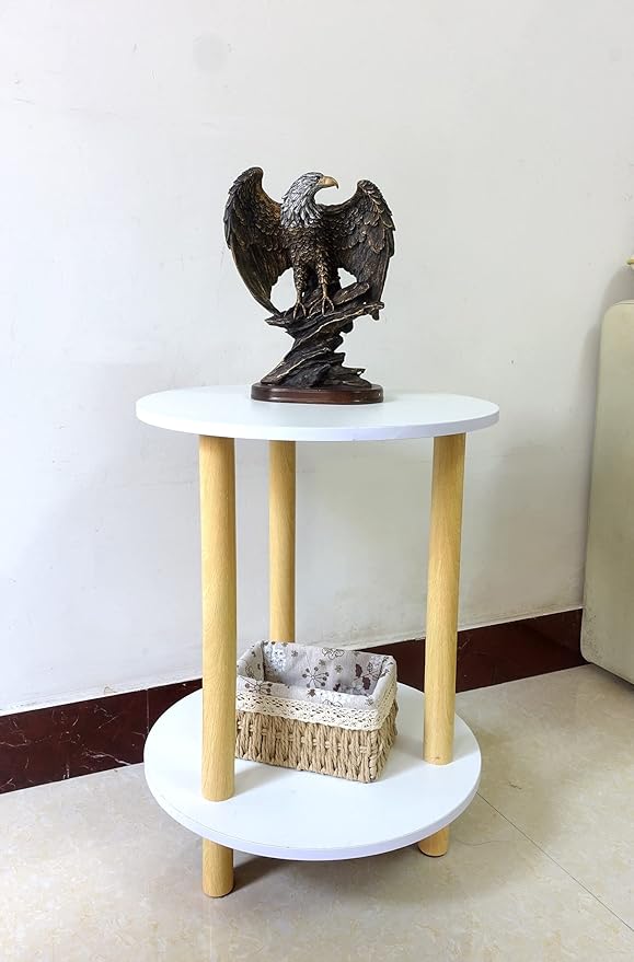 Eagle Statue Decorative, Bald Eagle Figurines Statues for Home Decor Bronze Resin Ornaments for Sculpture.