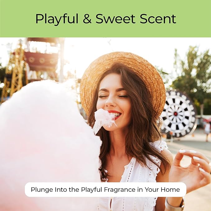 Good Essential – Professional Cotton Candy Fragrance Oil 30ml for Halloween, Diffuser, Candles, Soaps, Lotions, Perfume 1 fl oz