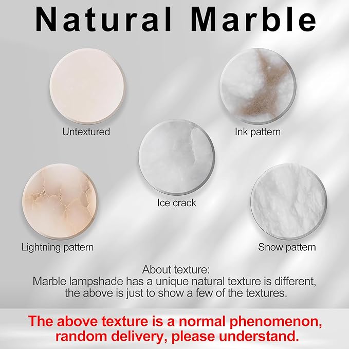ZEROUNO Alabaster Wall Sconces, 14.2 inch Wall Sconce, Natural Marble Wall Sconces Wall Lighting Set of Two, Dimmable Light Fixtures for Bedroom Living Room Stairs Vanity Hallway Bedside
