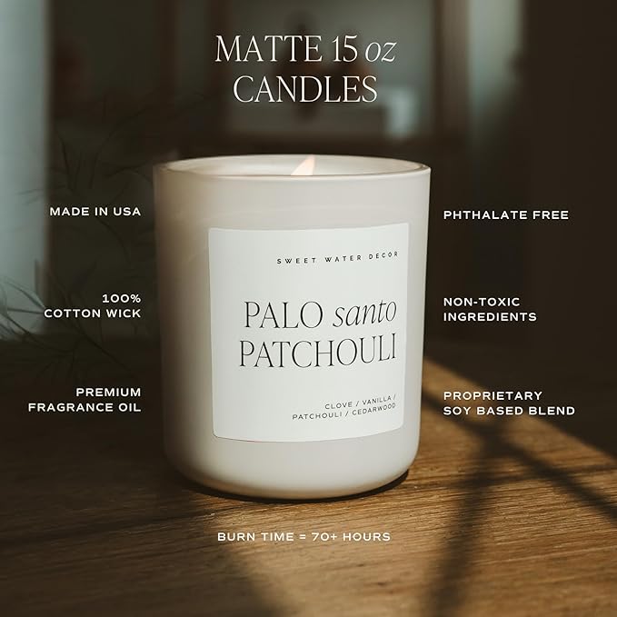 Sweet Water Decor Farmhouse Candle - Apple, Clove, Orange, Cinnamon Scented Candles for Home - 15oz Tan Jar, 70+ Hour Burn Time, Made in The USA - Refreshing Apple Scented Candles