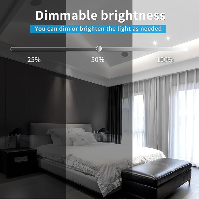 COB LED Strip Lights 6000K 65.6ft DC 24V Dimmable White Flexible LED Tape Light for Bedroom, with Remote and app Control LED Tape Lights CRI90+,forLiving Room, Shelf, Cabinet Home Decoration