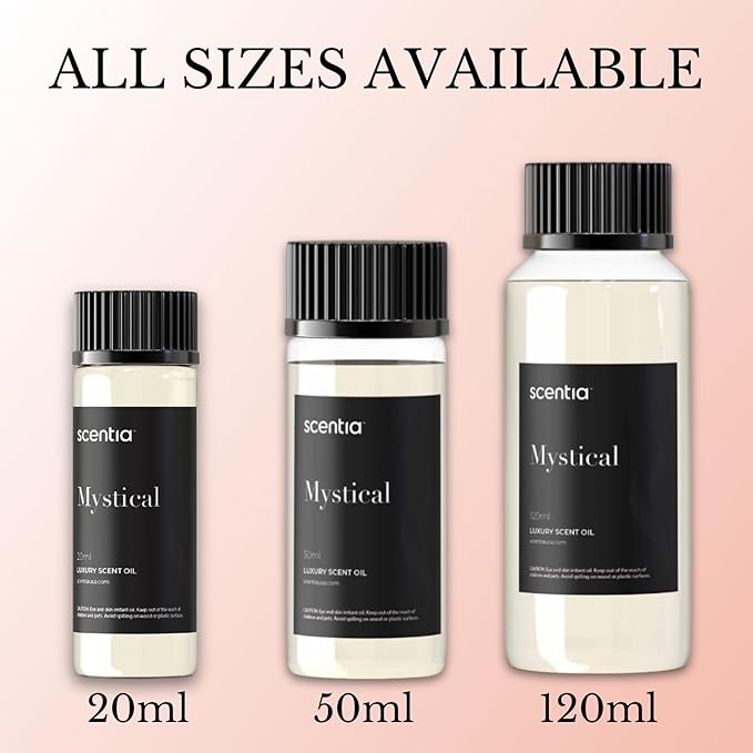 Scentia Hotel Diffuser Oil Inspired by The Wynn, Las Vegas Hotel - 20 mL 0.67 fl oz - Fragrance Oil Blend for Aromatherapy & Ultraonic Diffusers - Mystical