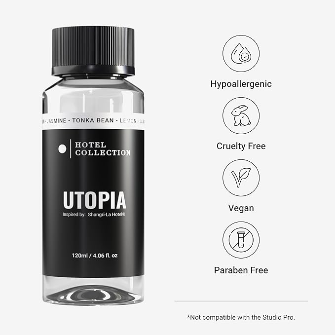Hotel Collection Diffuser Oil - Utopia - Aromatherapy Essential Fragrance Oil - onka Bean, Lemon & Jasmine - 120ML 4.1 Fl oz