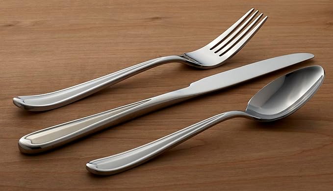 Oneida Dylan 20 Piece Everyday Flatware, Service for 4, 18/0 Stainless Steel, Silverware Set