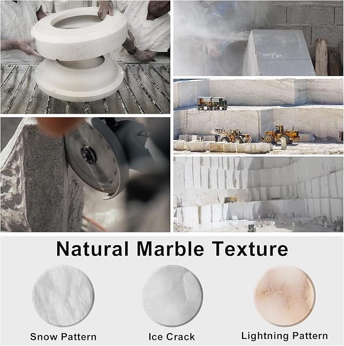 Alabaster Wall Sconce, 24" Natural Spanish Marble Wall Sconce, Modern Gold Alabaster Sconces Wall Lighting, Brass Bathroom Vanity Sconces Wall Lights for Living Room, Bedroom, Hallway, Stairs