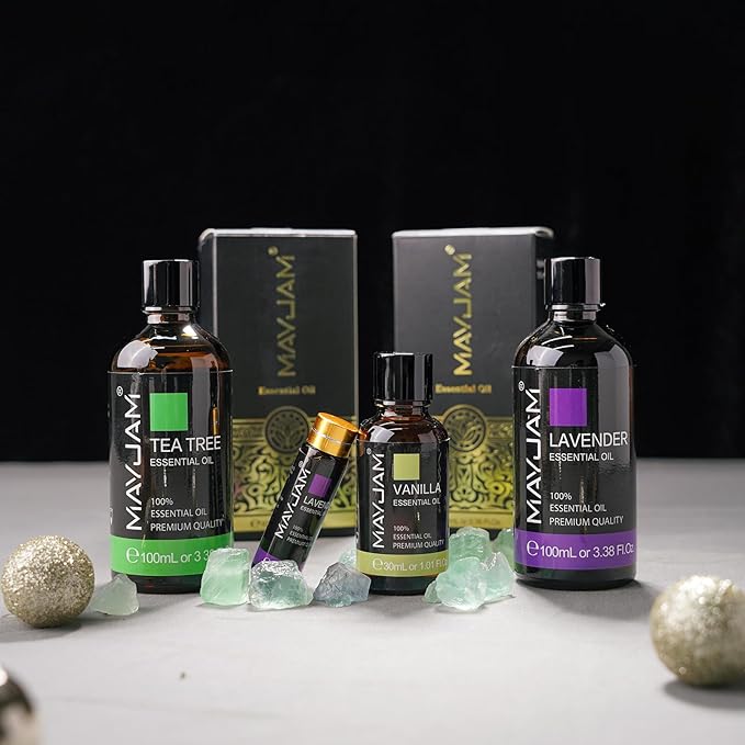 MAYJAM 100ML/3.38FL.OZ Bergamot Fragrance Oils with Glass Dropper, Essential Oils for Diffusers for Home, Long Lasting Scented Oils for Diffusers Soap Candle Making