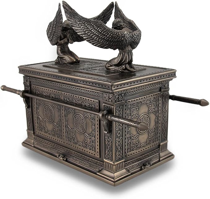 Stunning Bronze Finished Ark of The Covenant Trinket Box