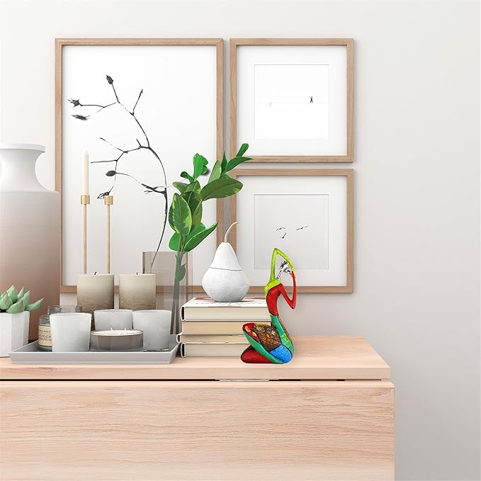 suruim Colorful Abstract Women Figurines Sculptures Home Decor for Shelves Yoga Pose Art Statue Modern Home Decoration Living Room Zen Decor Tables Ornaments (Stretch)