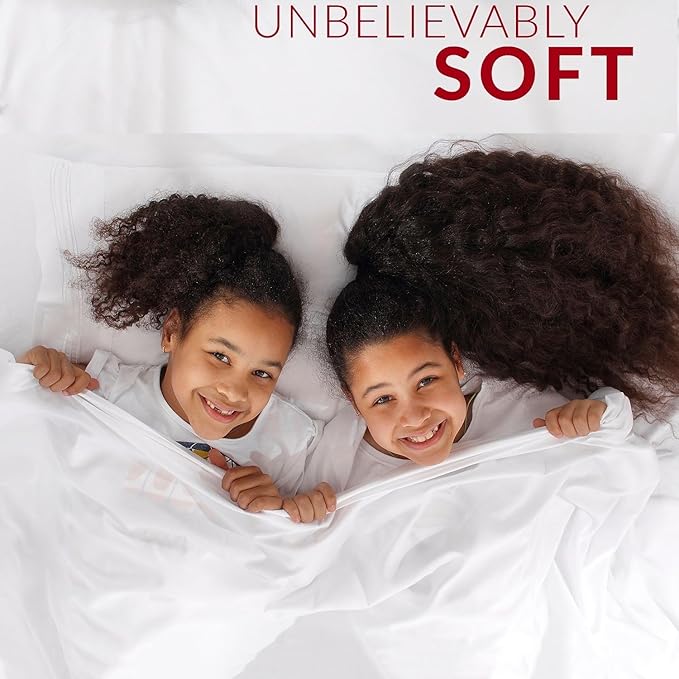 Mellanni Twin Sheets Set - 3 PC Iconic Collection Bedding - Hotel Luxury, Extra Soft, Cooling Bed Sheets - Wrinkle, Fade, Stain Resistant (Twin, Brown)