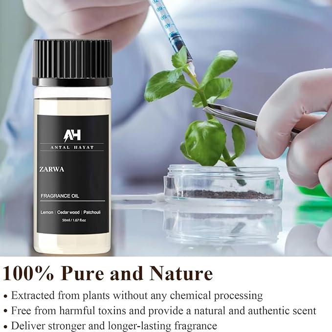 Hotel Scent Zarwa Diffuser Oil 50ml β Inspired by Aventus Cologne β Premium Home Scent β Essential Oil with Lemon, Patchouli, Cedarwood β Luxury Aromatherapy Refill for Diffusers