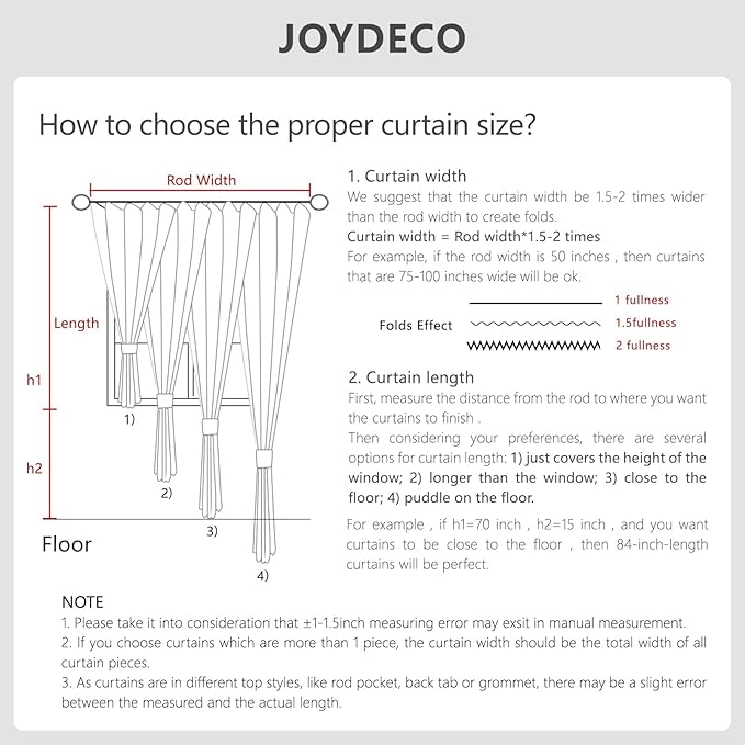 Joydeco Blackout Curtains for Bedroom - 100% Light Blocking 2 Panels Sage Green Drapes 37" W x 90" L, Thermal Insulated Room Darkening Curtains, Linen Textured for Living Room, Rod Pocket & Back Tabs