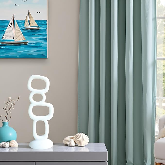 14'' Abstract Decorative Sculpture Ornament, Modern Art Statue Table Decor with Base, Accent Figurine for Dining Room Living Room Office Centerpiece ,Home Decor,Coffee Table Statues,Desk Decor