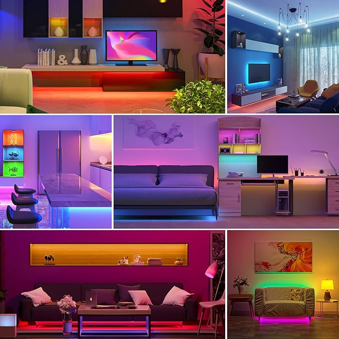 COB LED Strip RGBW 3000K 9.86FT 896LEDs/m DC24V Color Changing Flexible High Density Uniform LED Tape Light 12mm for Under Cabinet (No Power/Controller)