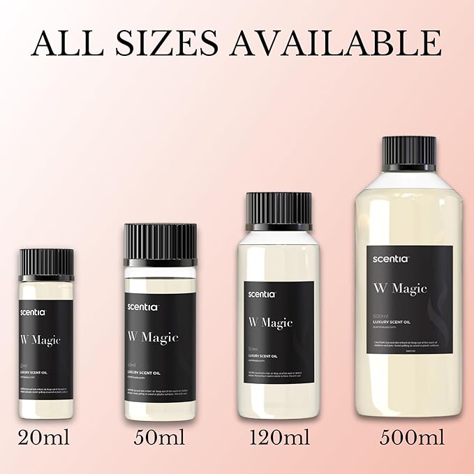 Scentia W Magic Hotel Diffuser Oil Inspired by W Signature Hotel - 20 mL 0.67 fl oz - Aromatherapy Oil for Diffusers, Candle Making & DIY Crafts
