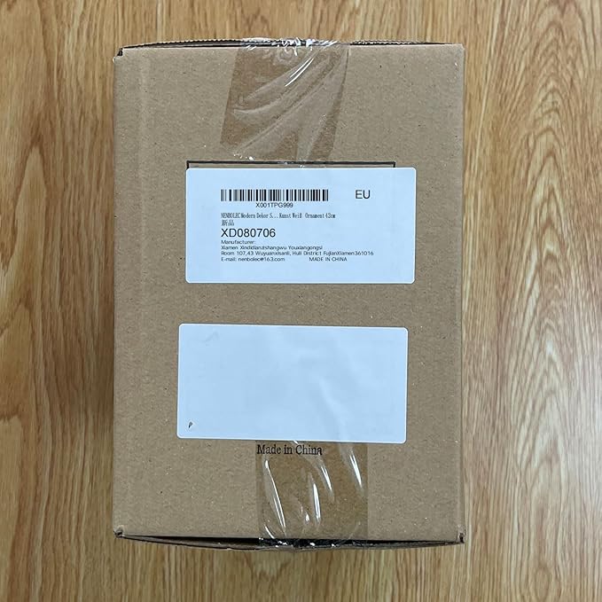 Abstract Sculpture Decor Modern Arts Flame Figurine Table Centerpiece Statue Polyresin White 16.5 inch