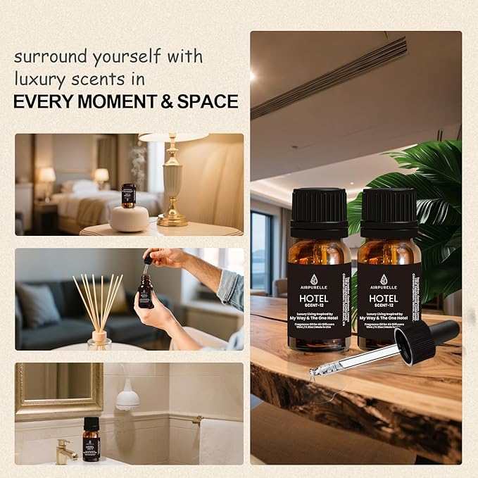 Luxury Diffuser Oil – Sumptuous Leather, Warm Sandalwood & Elegant Iris Premium Fragrance Oil for Ultrasonic and Waterless Diffusers and Crafting 1‑Pack (1 × 1.02 fl oz)-“My Way”Scent