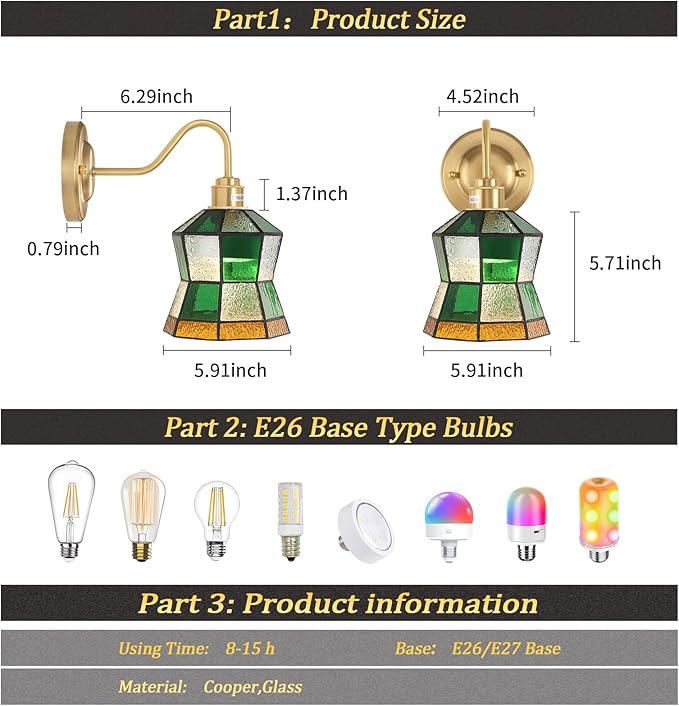 Vintage Battery Operated Wall Sconce Set of 2 with Remote, Rechargeable Wall Lamp 3 Colors Dimmable, Brass Lights Fixture for Bedroom Bathroom Living Room Hallway Polygonal Checker