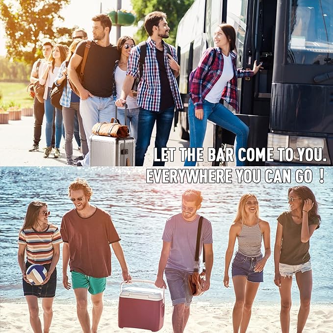 Bartender Kit Gift for New Bartender | Professional 25-Piece mixology Bartender kit with Portable Travel Kit Bag | Bar Set Cocktail Shaker Set for Home Cocktail Making, Work, Parties, Camping