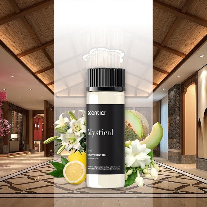 Scentia Hotel Diffuser Oil Inspired by The Wynn, Las Vegas Hotel - 20 mL 0.67 fl oz - Fragrance Oil Blend for Aromatherapy & Ultraonic Diffusers - Mystical