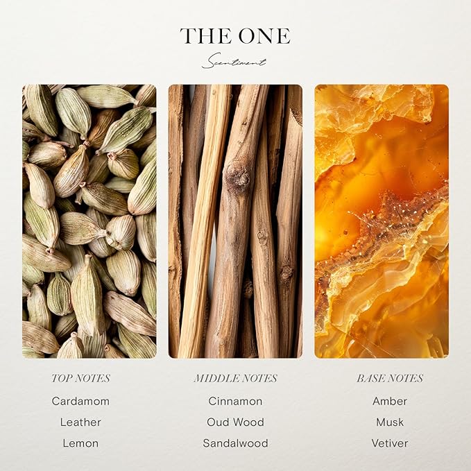 Scentiment Hotel Diffuser Oil Discovery Kit | Inspired by 1 Hotel® Ritz-Carlton® & Luxury Hotel Scents | Aromatherapy Oils with Notes of Cardamom, Tuscan Leather, and Sandalwood (20ml, Top 3 Scents)