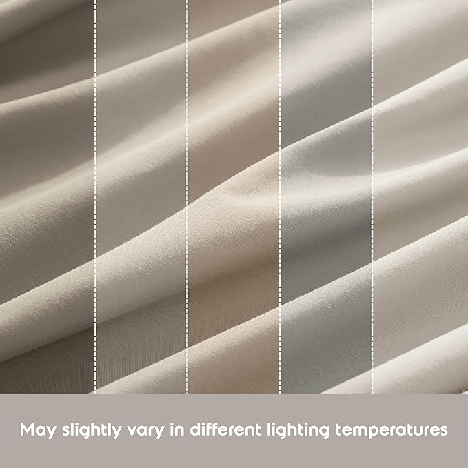 Nestl Extra Deep Queen Sheet Set - 6 Piece Breathable & Cooling Sheets - Hotel Luxury Bedding Set w/18-24 Inch Deep Pockets - Easy & Secure Fit - Super Soft, Wrinkle Free & Comfy - Linen