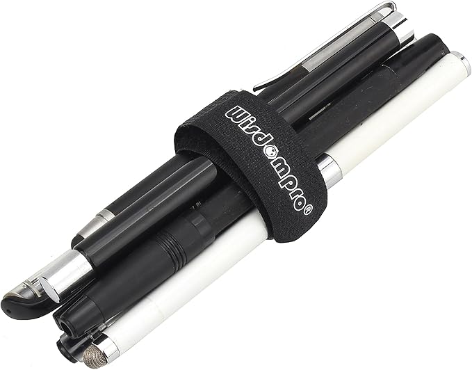 20 Pack 0.8 x 8 Inches Hook and Loop Reusable Fastening Cable Tie Down Straps by Wisdompro - Reusable, Durable Functional Ties to Keep Your Home, Office, Workspace from Tangled Messes of Cords