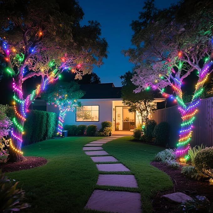 Vigdur 33FT RGB Globe String Lights, 100 Balls DIY Color Changing Fairy Lights USB Powered with Remote & APP Control, Music Sync, Christmas Twinkle Light for Bedroom Party Xmas Tree
