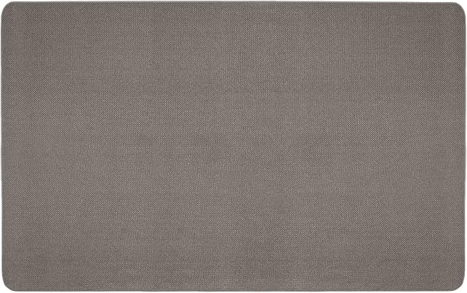 House, Home and More Skid-Resistant Carpet Indoor Area Rug Floor Mat - Gray - 5 Ft X 8 Ft - Non Slip Rubber Backing, Stain Resistant, Dog Friendly, Living Room Bedroom Kitchen Entryway