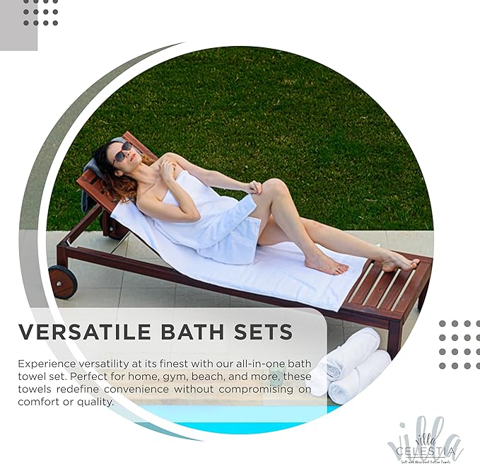 100% Combed Cotton Bathroom Towel Set of 3- 1 Bath Towel, 1 Hand Towel, 1 Wash Cloth, Sustainable, Soft, Highly Absorbent 3 Piece Cotton Bath Towel Set Ideal for Hotels, Spa, Bathroom, Dorm, Grey