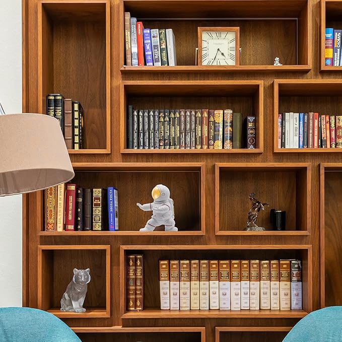 Astronaut Figurine Statue for Desk and Office Decor - Mini Spaceman Figures for Shelf, Gaming, and Men's Room Decorations - Space Gifts and Cool Masculine Home Decor Accessories