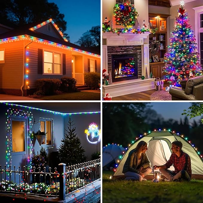 Vigdur 33FT RGB Globe String Lights, 100 Balls DIY Color Changing Fairy Lights USB Powered with Remote & APP Control, Music Sync, Christmas Twinkle Light for Bedroom Party Xmas Tree