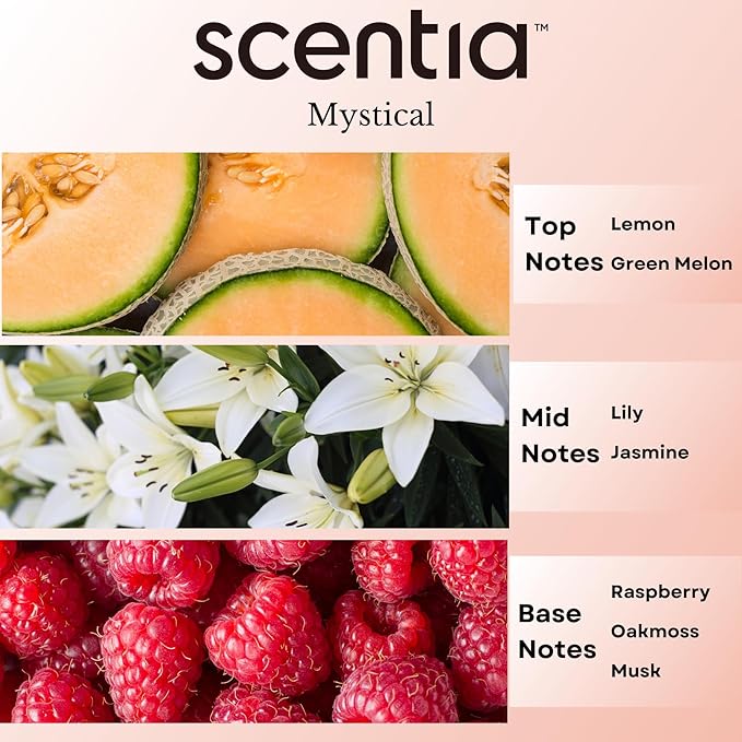 Scentia Hotel Diffuser Oil Inspired by The Wynn, Las Vegas Hotel - 20 mL 0.67 fl oz - Fragrance Oil Blend for Aromatherapy & Ultraonic Diffusers - Mystical