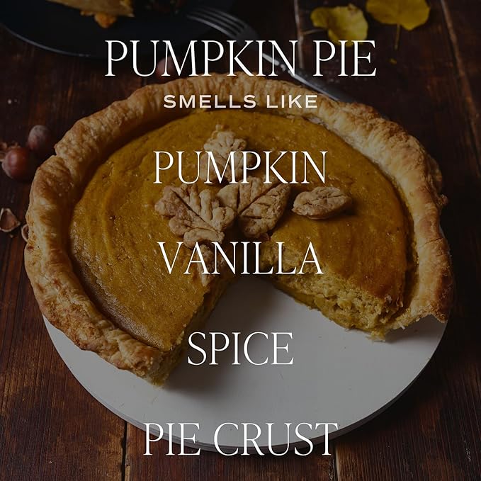 Sweet Water Decor Pumpkin Candle - Pumpkin Pie Scented Fall Candle, 15oz Orange Matte Jar for Fall Decor - Soy Candle Wax with 70 Hour Burn Time