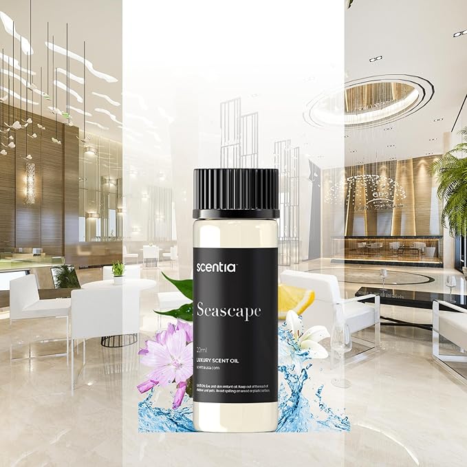 Scentia Hotel Diffuser Oil Inspired by 5-Star Hotel Scent - 20 mL 0.67 fl oz - Aromatherapy Fragrance Oil Inspired by 5 Star Hotel - Escapade