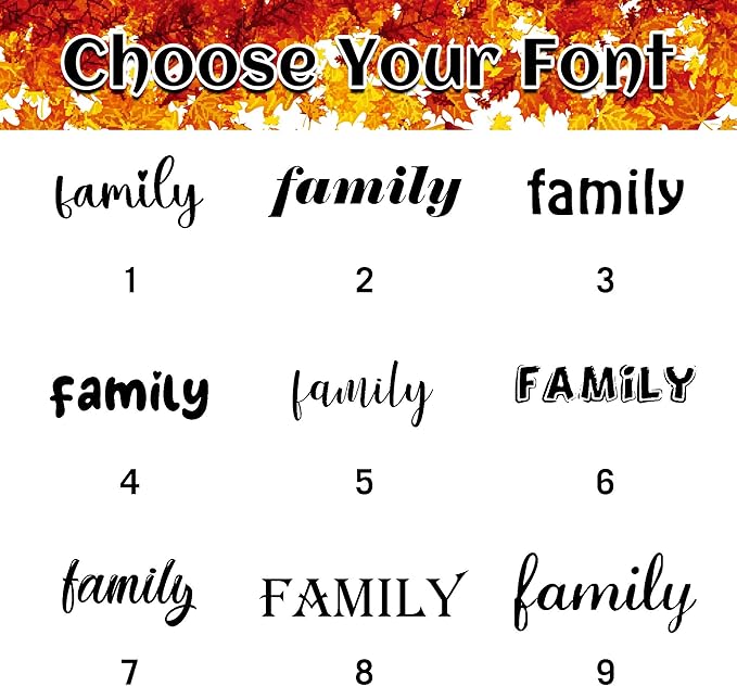 Custom Name Front Door Mat for Entryway Decor Welcome Fall Season Personalized Thanksgiving Welcome Mat Home Decor, Personalized Floor Mat for Autumn