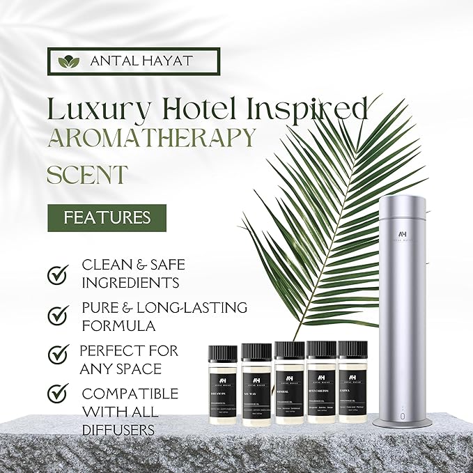 Hotel Scent Zarwa Diffuser Oil 50ml β Inspired by Aventus Cologne β Premium Home Scent β Essential Oil with Lemon, Patchouli, Cedarwood β Luxury Aromatherapy Refill for Diffusers