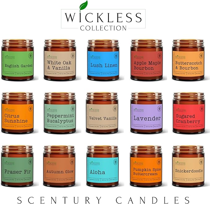 Wickless Candles for Candle Warmer Lamp, Many Scents to Choose, 100% Non-Toxic Soy Wax, Scented Candle Melts for Warming Plate, Handmade in The USA (Fraser Fir)