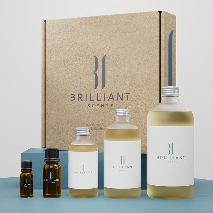 Brilliant Scents Fragrance Oil Set - Hotel Collection Diffuser Oil for Natural Aromatherapy - for Perfume, Home, Gym, Office, Candles - 16.9 FL OZ Size - St. Moritz