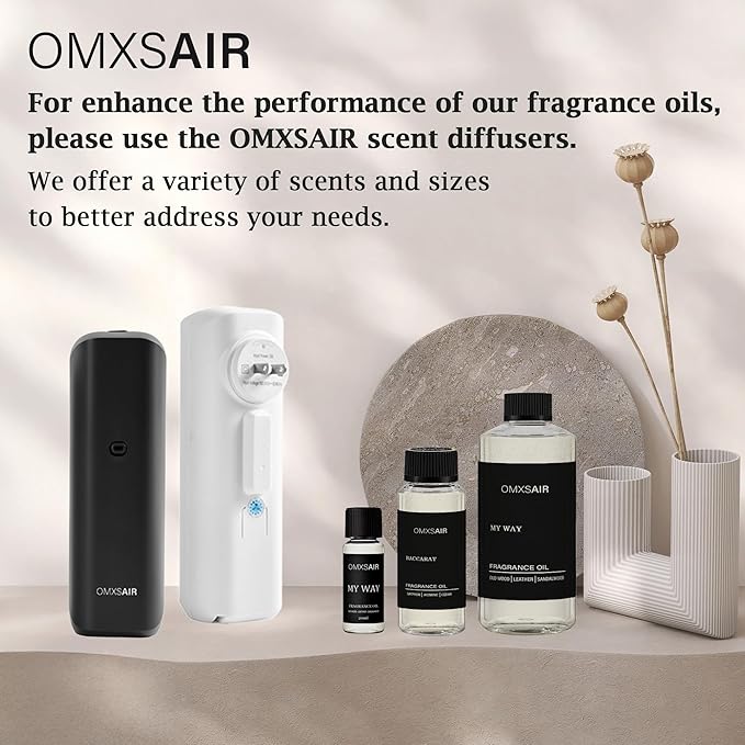 Luxury Hotel Scent Dubai Oil Diffuser Refill Kit | Long Lasting Essential Oil for Large Room, HVAC & Car Waterless Fragrance Diffusers| Nanotech Formula| Spa Calming Aromatherapy Oil (20ml/0.7FL oz)