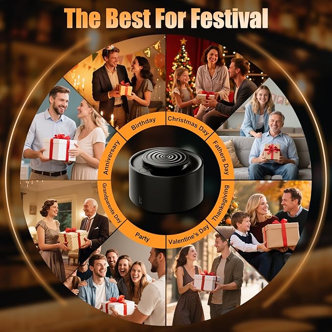 Electric Whiskey Smoker Kit Built-in Lighter, No Butane Needed, 2Ice Cubes, CleanTool, Cocktail Smoker Kit with 6 Wood Chips, Old Fashioned Drink Smoker Kit, Bourbon Whiskey Gifts for Men,Dad,Husband