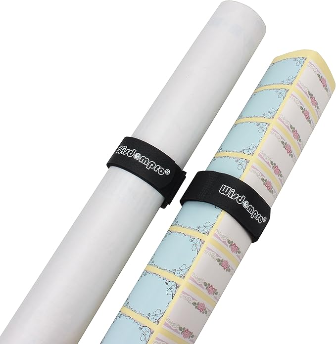 16 Pack Mixed Size Hook and Loop Reusable Fastening Cable Straps Tie by Wisdompro - Reusable, Durable Functional Ties to Keep Your Home, Office, Workspace from Tangled Messes of Cords