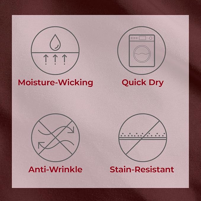 Mellanni Twin XL Sheets Set - 3 PC Iconic Collection Bedding - Hotel Luxury, Extra Soft, Cooling Bed Sheets - Wrinkle, Fade, Stain Resistant (Twin Extra Long, Burgundy)