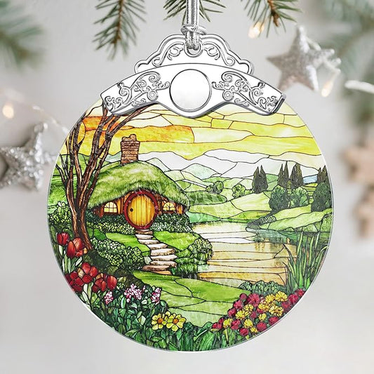 Christmas Ornaments: Stained Glass Ornament, Christmas Tree Ornament, Hanging Ornaments for Home Decor & Xmas Tree Decorations – Exquisite Holiday Decor,Gifts & Holiday Present - Hobbit House