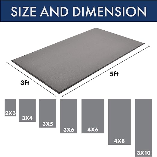 Notrax 141 Ovation™ Entrance Mat, for Home or Office, 3' X 10' Gray