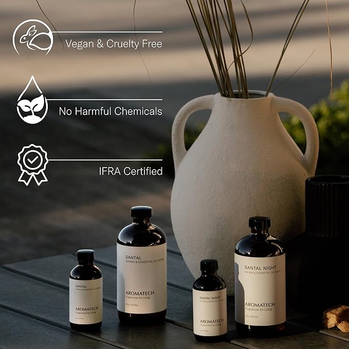 Aromatech White Tea & Bamboo Aroma Essential Oil Blend: Luxury Hotel Inspired Aromatherapy with for Ultrasonic Diffusers & Nebulizers - 4 fl oz, 120 mL