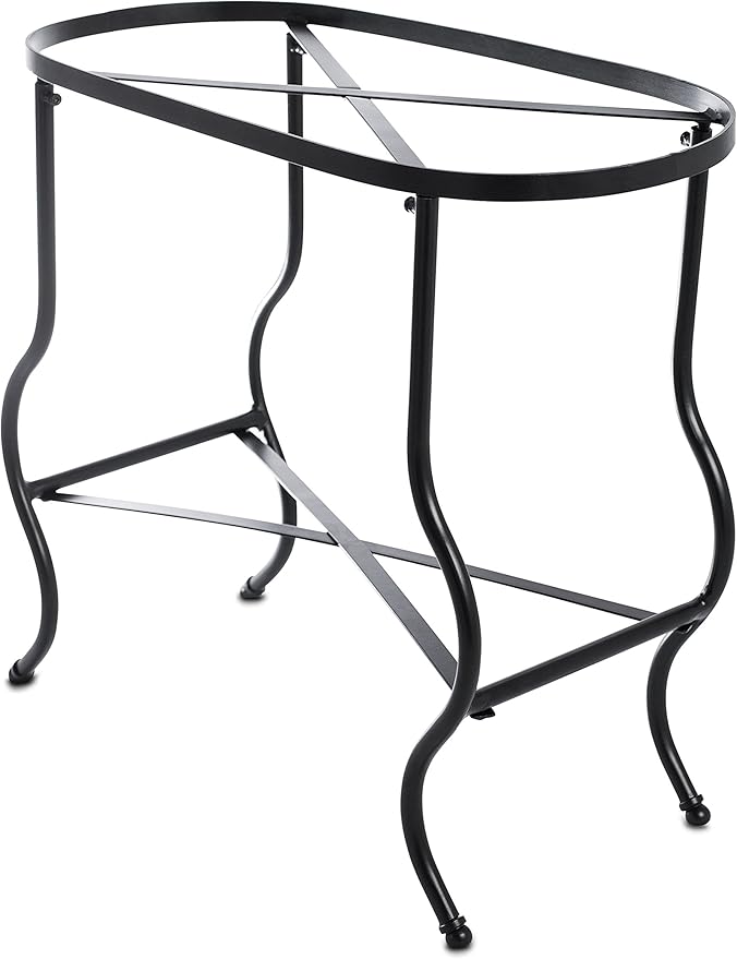 BIRDROCK Home Stainless Steel Beverage Tub with Stand - Bottom Tray - Ice Bucket - Party Drink Holder - Wooden Handles - Outdoor or Indoor Use - Free Standing