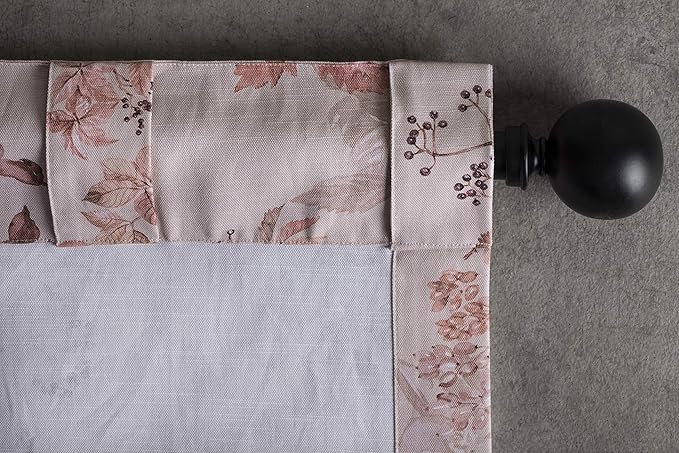 Maison d' Hermine Curtains for Living Room 100% Cotton 84 inch Length One Panel Light Filtering Curtains for Bedroom Windows with Rod and Loop Pockets Drapes (Equinoxe Beige, 50" W x 84" L)