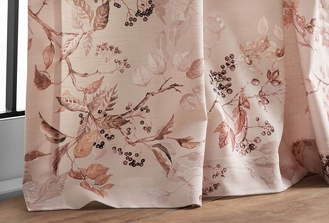 Maison d' Hermine Curtains for Living Room 100% Cotton 84 inch Length One Panel Light Filtering Curtains for Bedroom Windows with Rod and Loop Pockets Drapes (Equinoxe Beige, 50" W x 84" L)