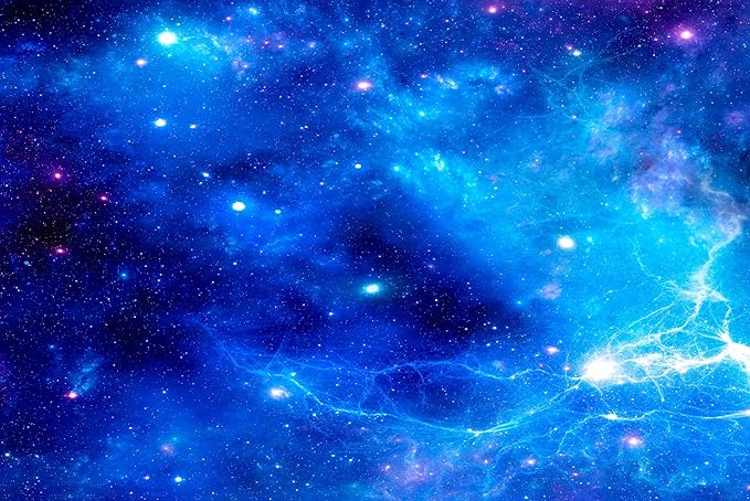 kxry Area Rugs 2X3 Feet, Blue Galaxy Space Soft Machine Washable Area Rugs Outer Space Starry Sky Universe Non Slip Foldable Floor Carpet for Living Room Bedroom Dining Room Dorms Nursery Rooms Office